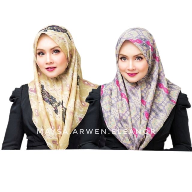 TUDUNG BAWAL AIDIJUMA BATIK PRINTED