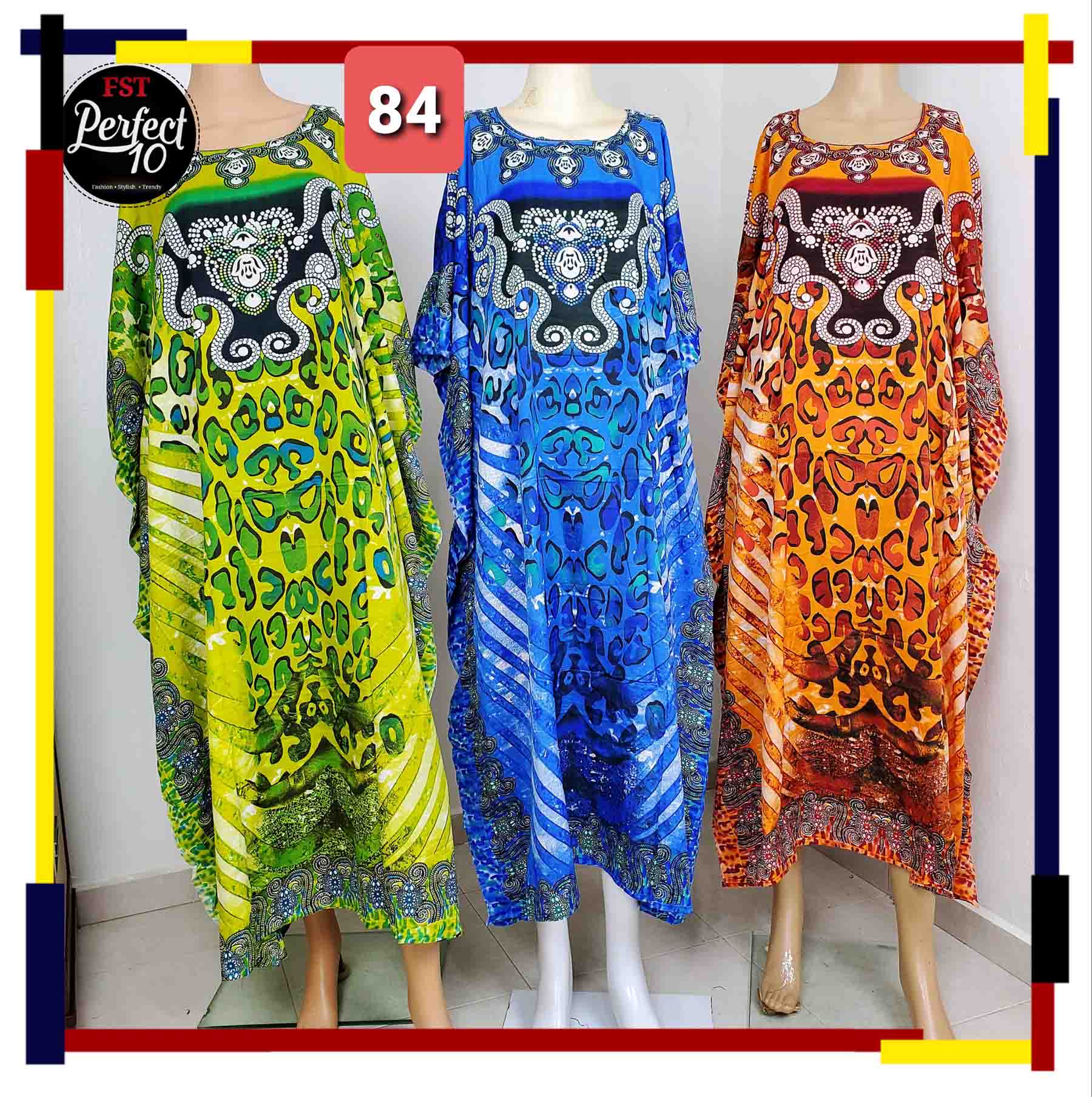 FST Baju Kaftan Baju Kelawar Viral Kaftan Dubai Corak  