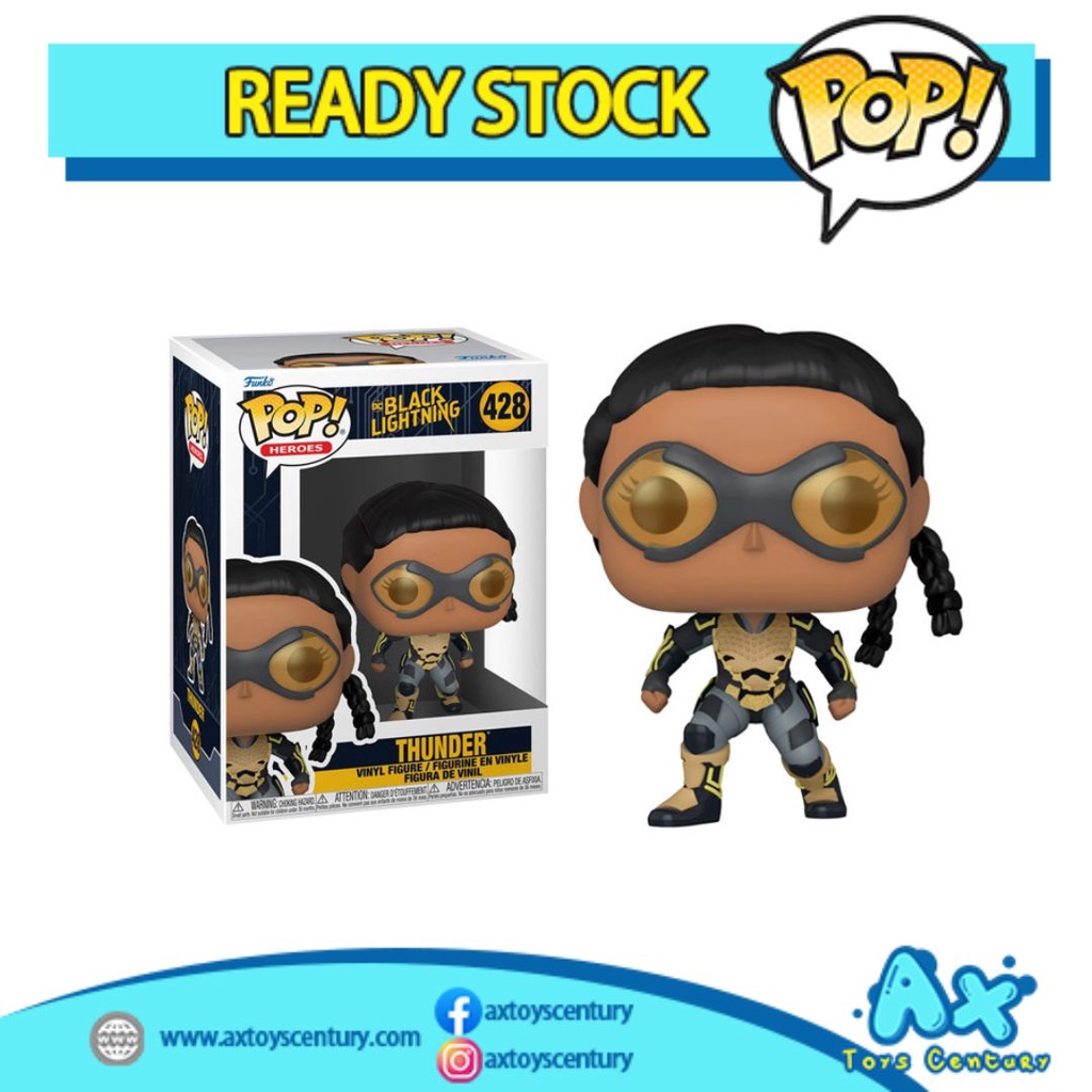 Funko Pop! Games: Black Lightning - Thunder #428 100% Genuine