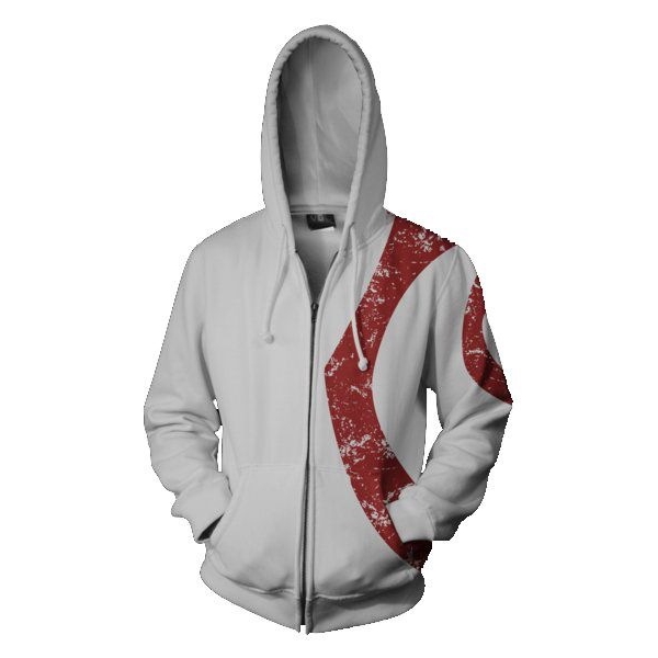 God of War Zipper Hoodie 3D print Zipper Coat Cosplay Hoodie Jacket  Outerwear Casual Tops Kratos | Shopee Malaysia