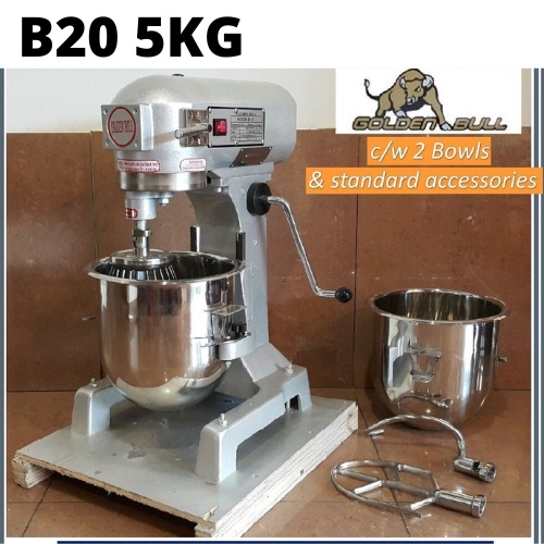 GOLDEN BULL Universal Industrial Commercial Mixer B10 (2Kg) B20 (5kg) B30 (8Kg) Mesin Pengadun Tepung 通用工业商用混合机面粉搅拌机
