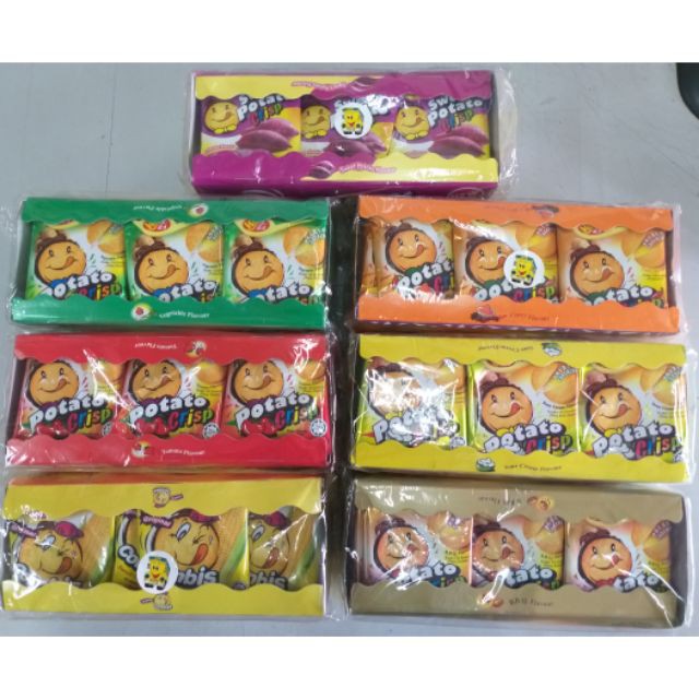 Win Win Potato Crisps Biscuit 15gm Shopee Malaysia