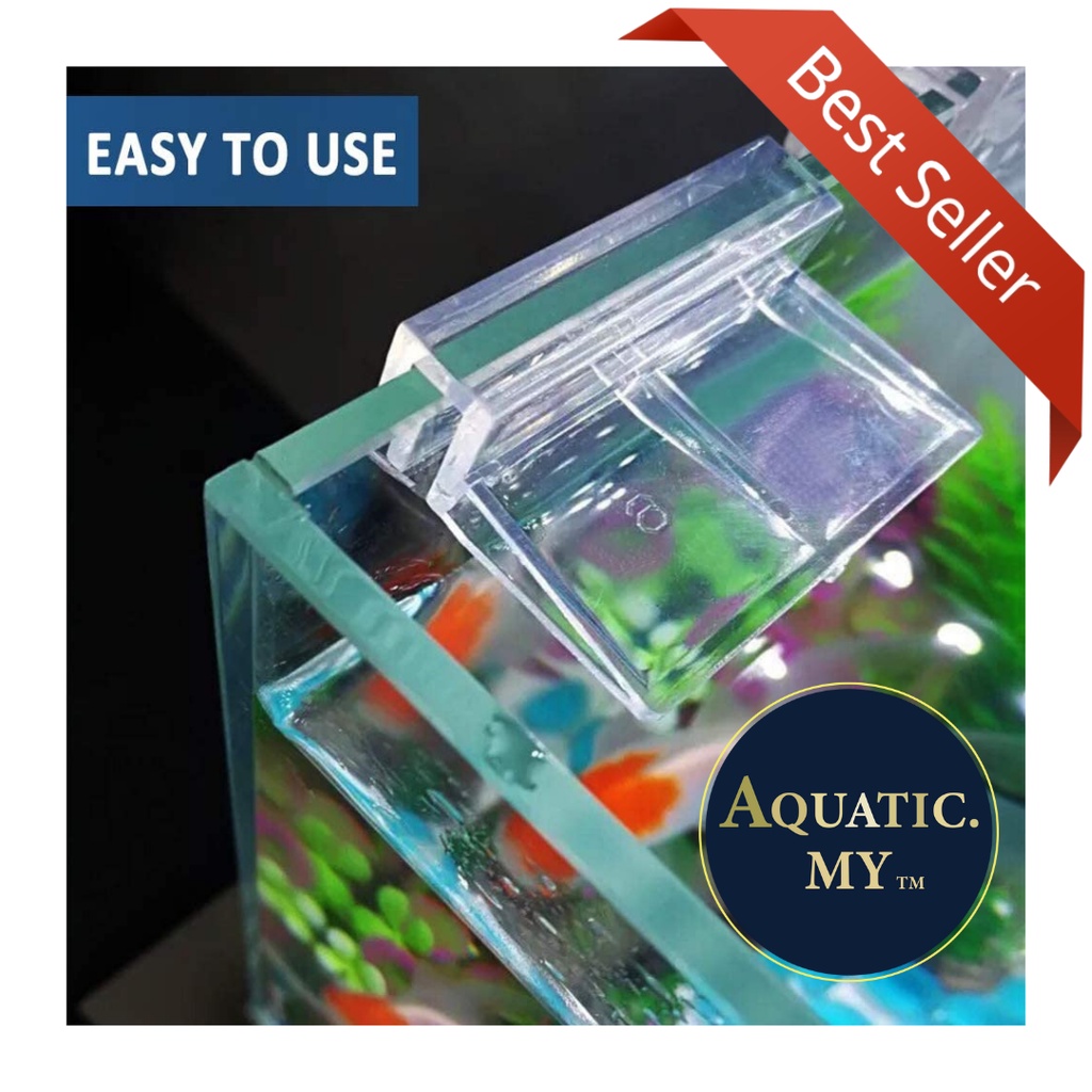 Aquarium Fish Tank Acrylic Lid Holder Cover Bracket Clip (1 pc
