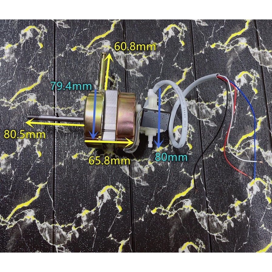 fan motor universal for stand fan / table fan / wall fan asynchronous 100% full copper  kipas motor + capacitor 1.5uf