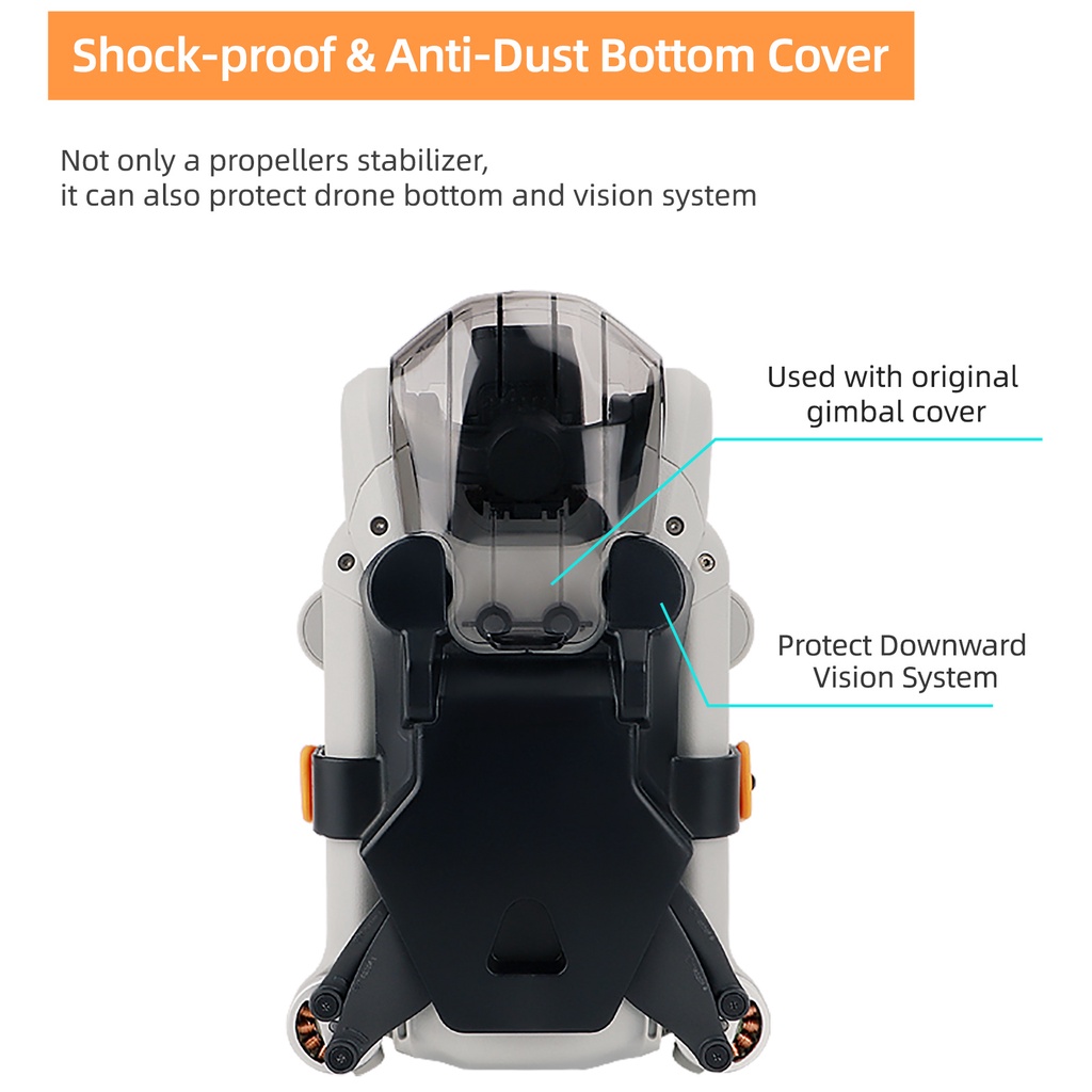 Outdoor Travel DJI Mini 3 Pro Propeller Holder Wings Fixed Stabilizers Protective Prop Blades Strap Mavic Access Tren... - Image 5