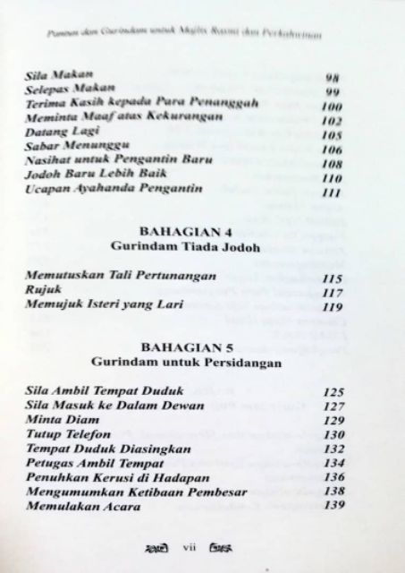 Pantun Terima Kasih Majlis Perkahwinan