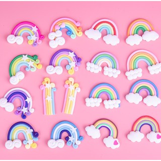 Colorful Rainbow Cake Topper for Kids Happy Birthday Party Cake Decoration for Children S Size