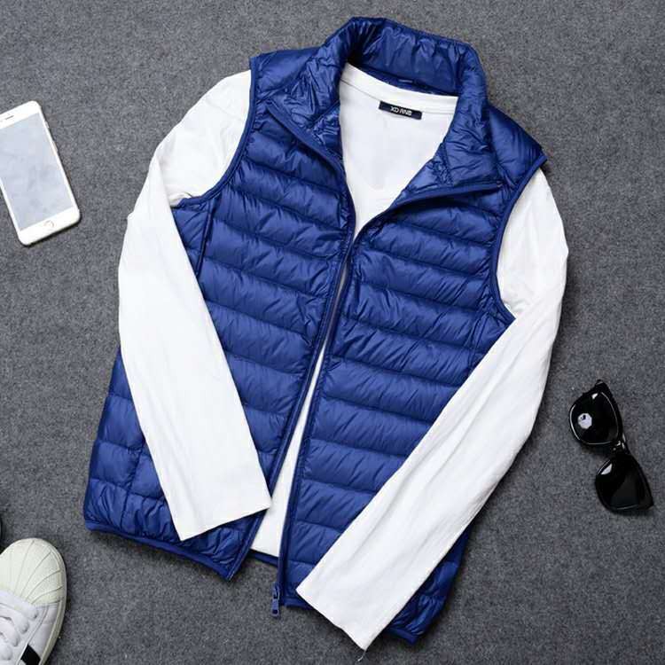Reliable Premium Spring Autumn Winter Down Vest Men S Korean Version Of Warm Lightweight Short Sleeve Slim Jacket Wai... - Image 5