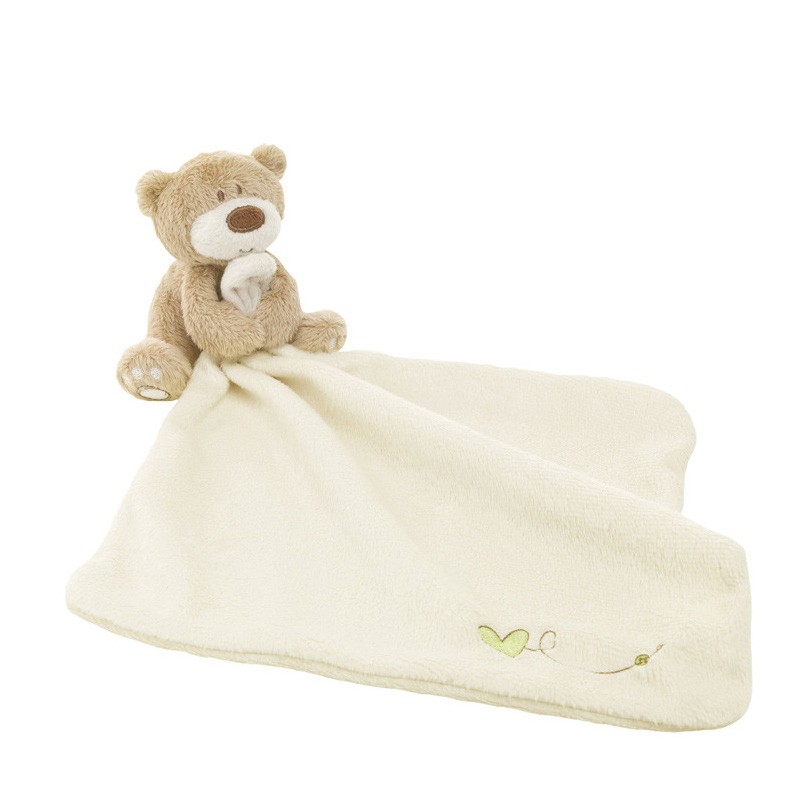 Baby Bear doll appease towel infant calm wipes comfort close Toys soothing Blanket towel Accompany sleeping animal bib toys Calming Sleeping mouse  Pacifying Stroller Toy Calm Dol
