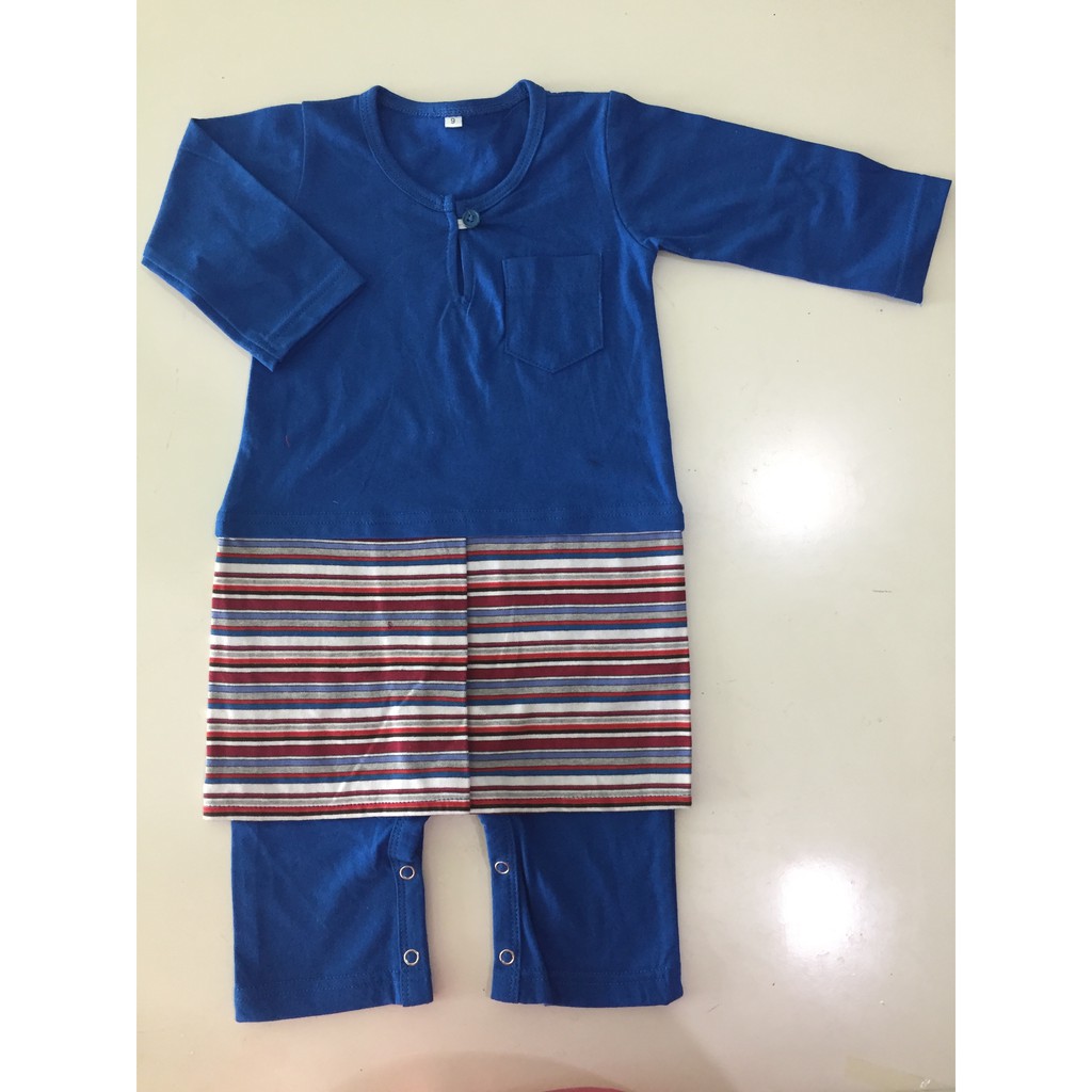 Baby Baju Melayu Samping Baby Romper Raya (READY STOCK ...