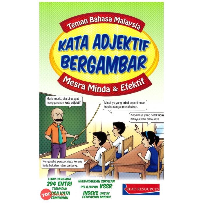 [TOPBOOKS Read Kids] Teman Bahasa Malaysia Kata Adjektif Bergambar ...