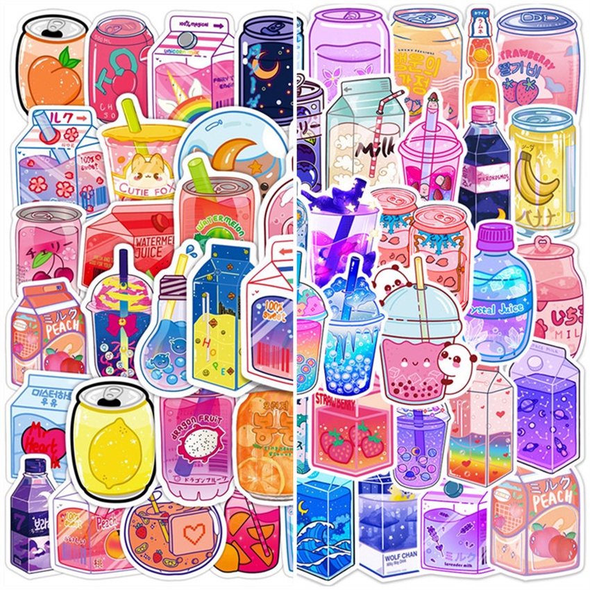 102Pcs/Set ❉ Japan Flavored Drink Art Series A Stickers ❉ DIY Waterproof Fashion Decals Doodle Stickers