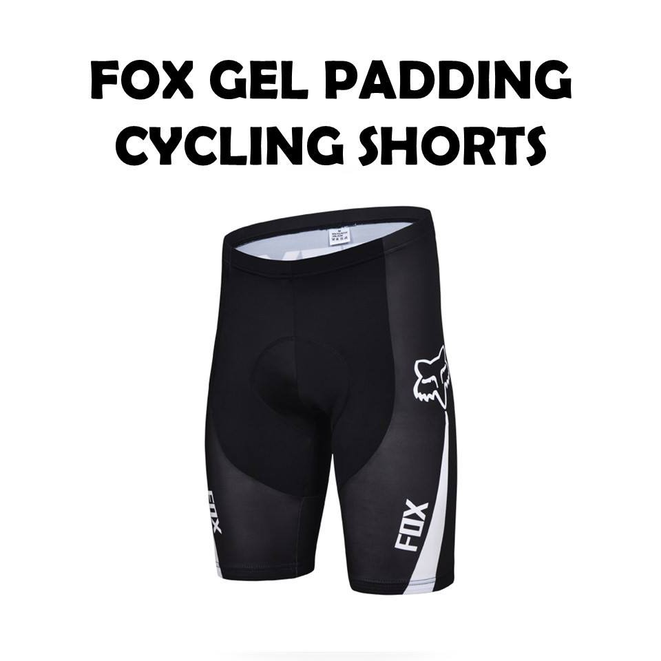 fox padded cycling shorts