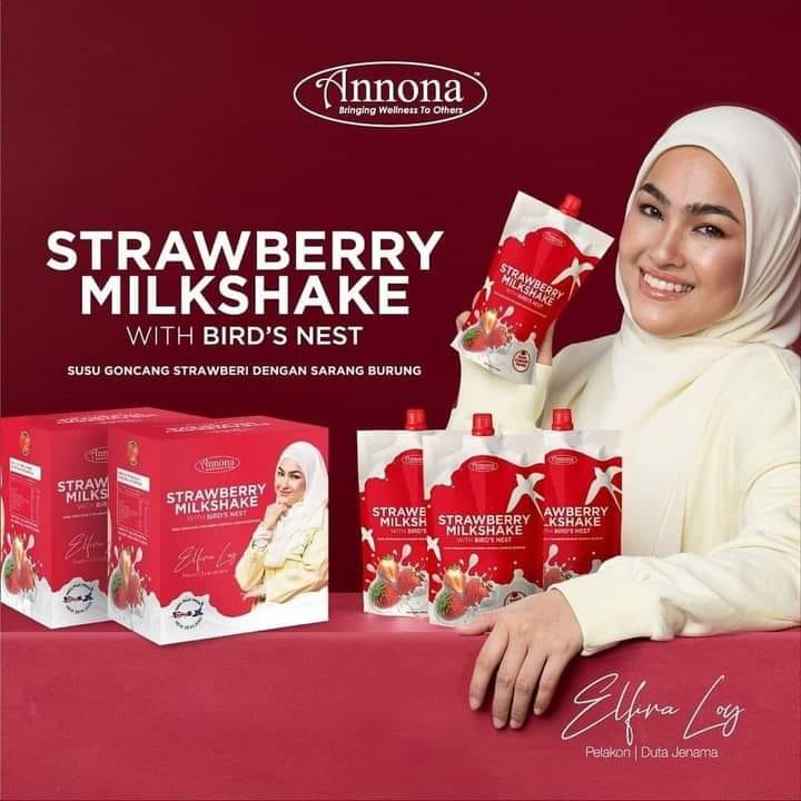 Annona Milkshake Strawberi New Shopee Malaysia