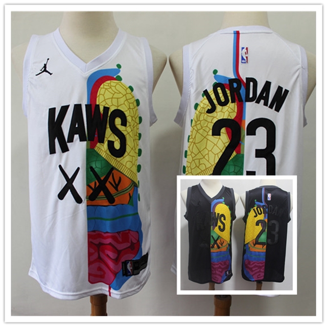 kaws basketball jersey