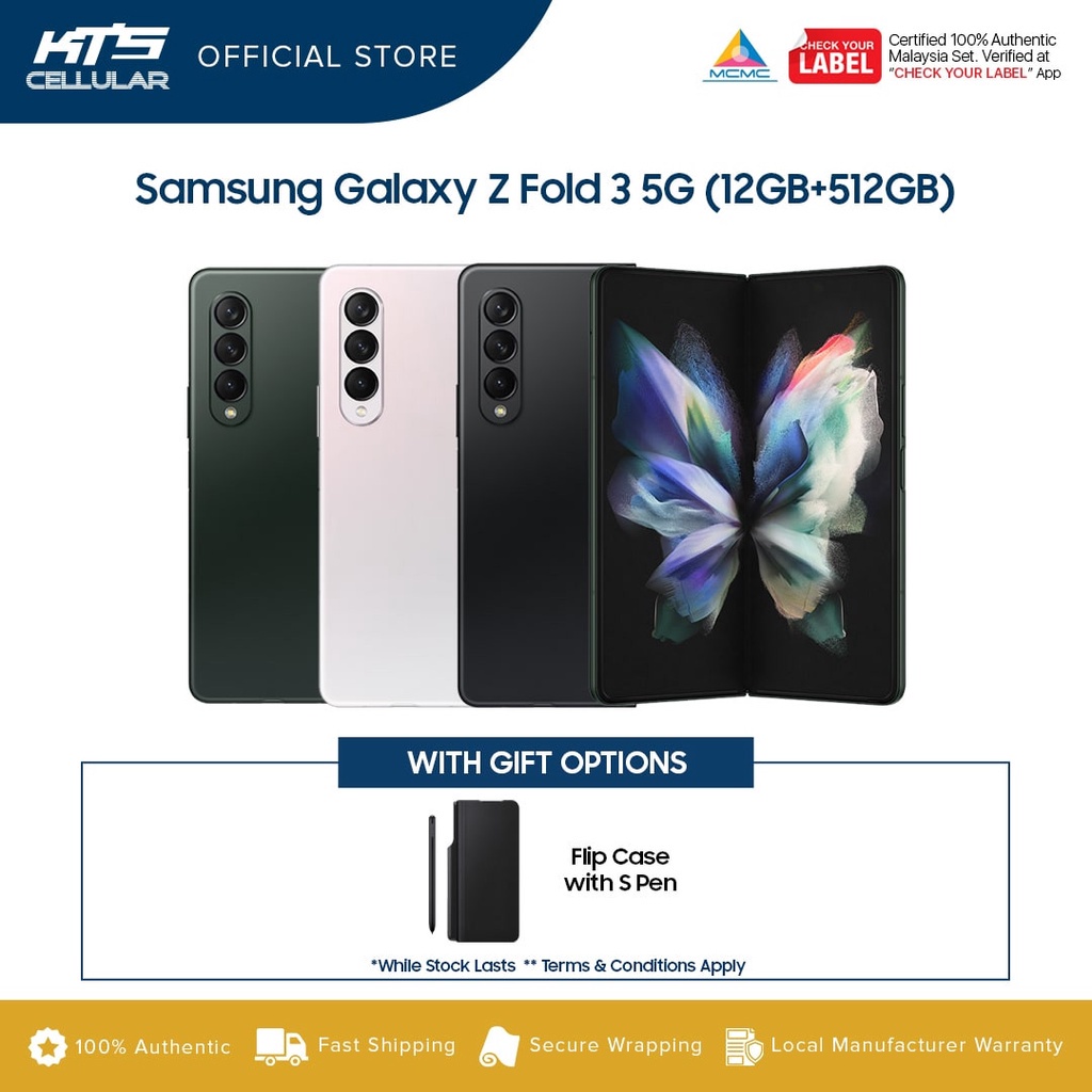 Samsung Galaxy Z Fold 3 5G 512GB Price in Malaysia & Specs - RM7099 ...