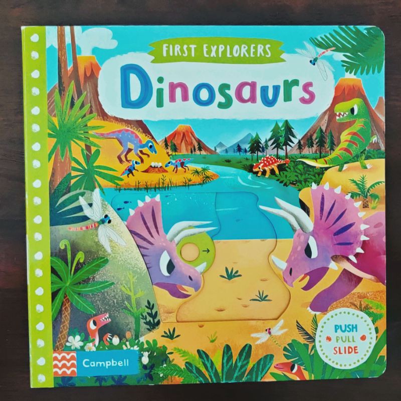 Ready Stock Campbell Hard Board First Explorers Dinosaur Books for Kids ...