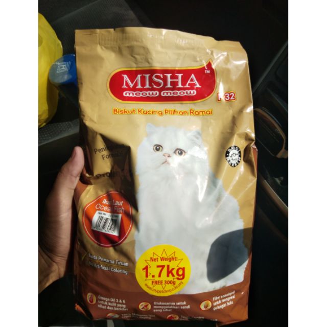 Promosi Misha Meow Meow 1 7kg Ocean Fish Shopee Malaysia