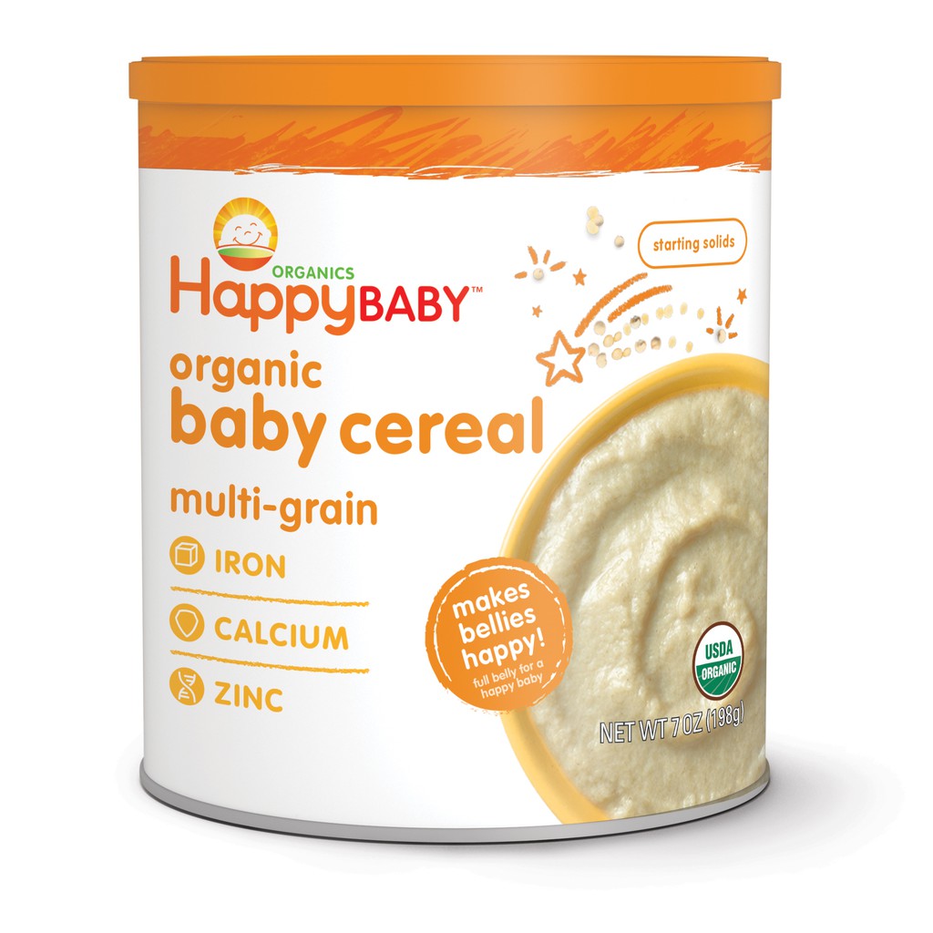 happy baby organic rice cereal
