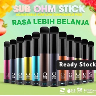 New Original Sub Ohm Stick Disposable 1000 Puff Ready Stock