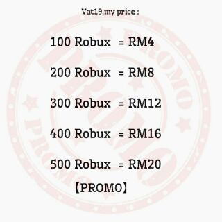 Roblox Reload Top Up Robux Shopee Malaysia - 