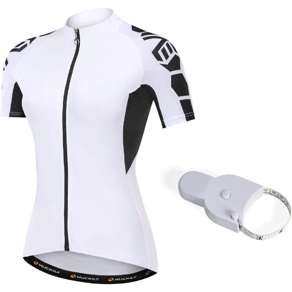 white womens cycling jersey