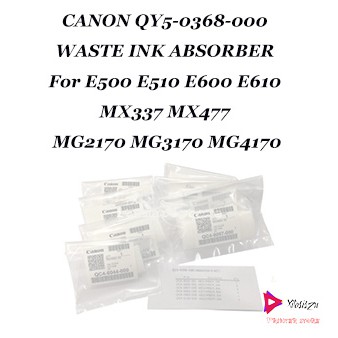 Canon Waste Ink Absorber For E500 E510 E600 E610 Mx337 Mx477 Mg2170 Mg3170 Mg4170 Qy5 0368 000 Shopee Malaysia