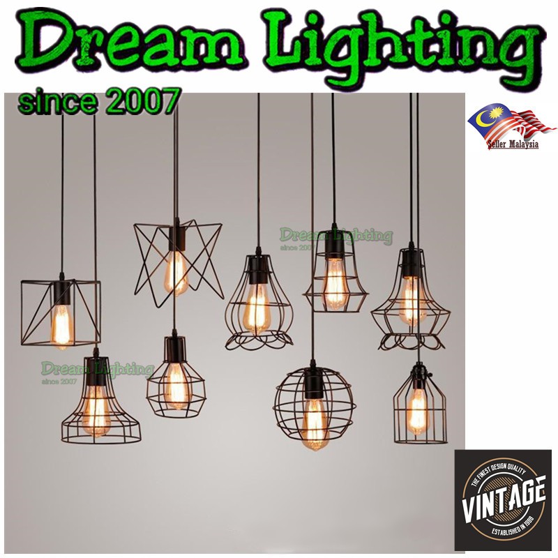 Dream Lighting / Pendant Light Hanging Ceiling Light Vintage Retro