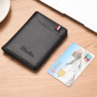 wallet Dompet kecil lelaki nipis sarung kulit lesen wallet Dompet kecil lelaki nipis sarung kulit lesen