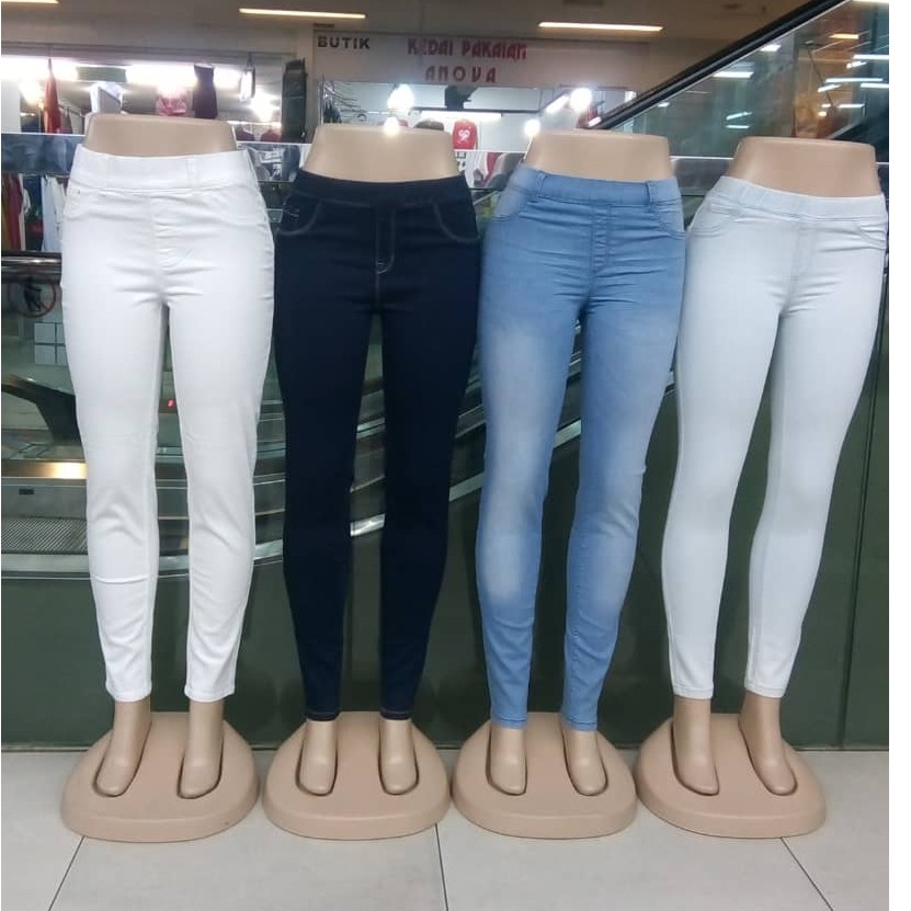 seluar jeans perempuan ready stok promosi baru(LLP-04 ...