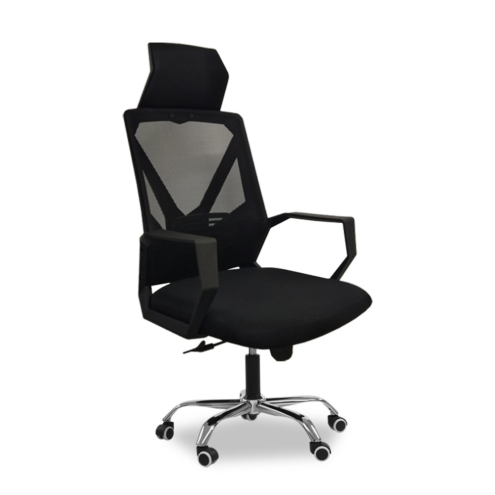 FINSSO: LEONARD Black Saddle Office Chair