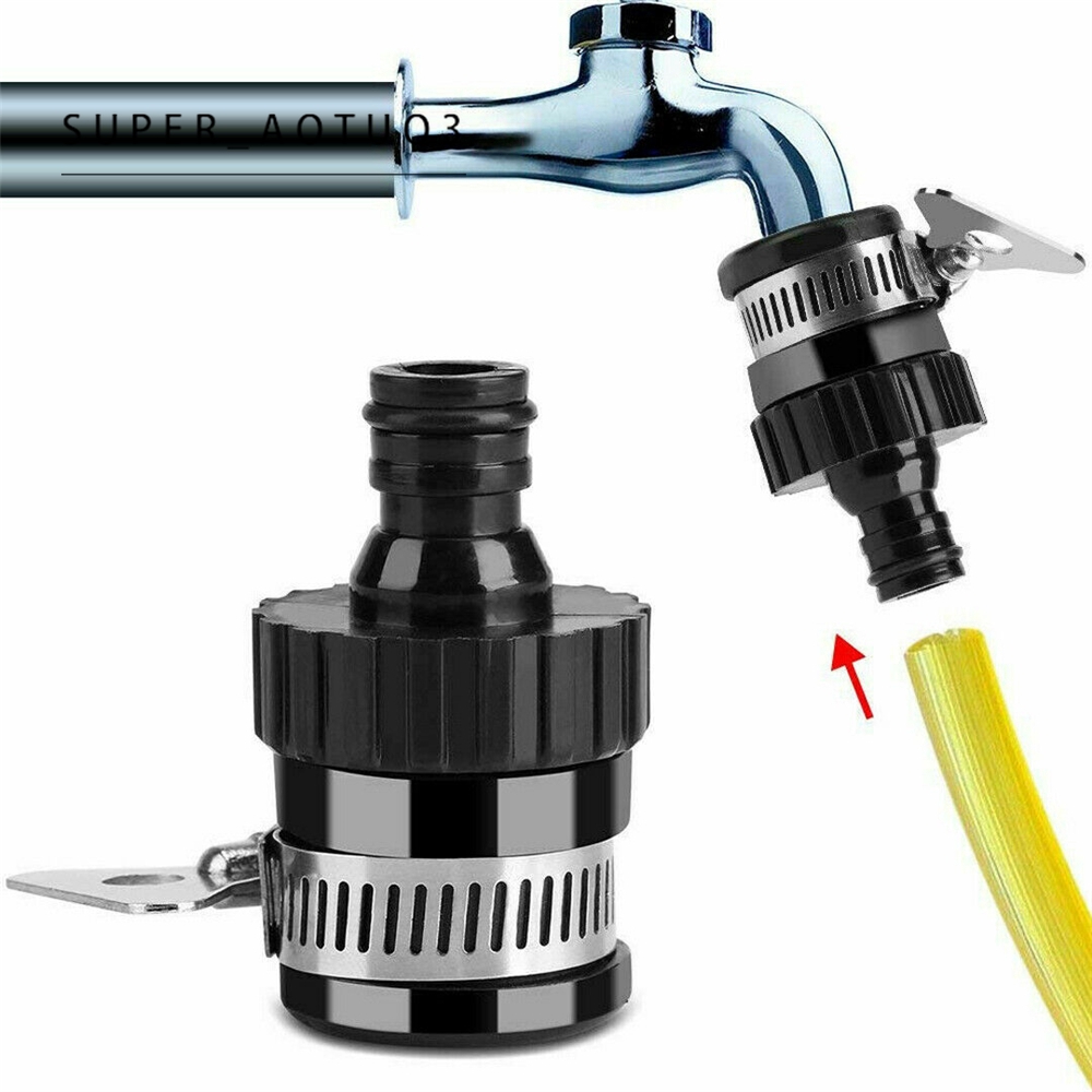 Universal Tap Connector Adapter Mixer Kitchen Garden Hose Pipe Joiner Fitting Tap Connector 