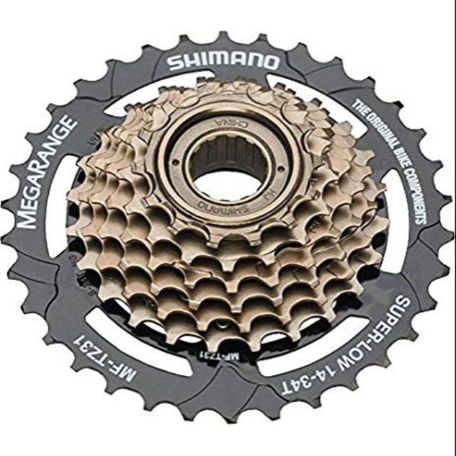 7 speed megarange freewheel