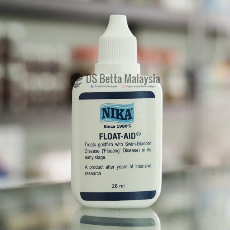 Nika Float Aid ubat ikan laga hiasan / betta untuk swim bladder