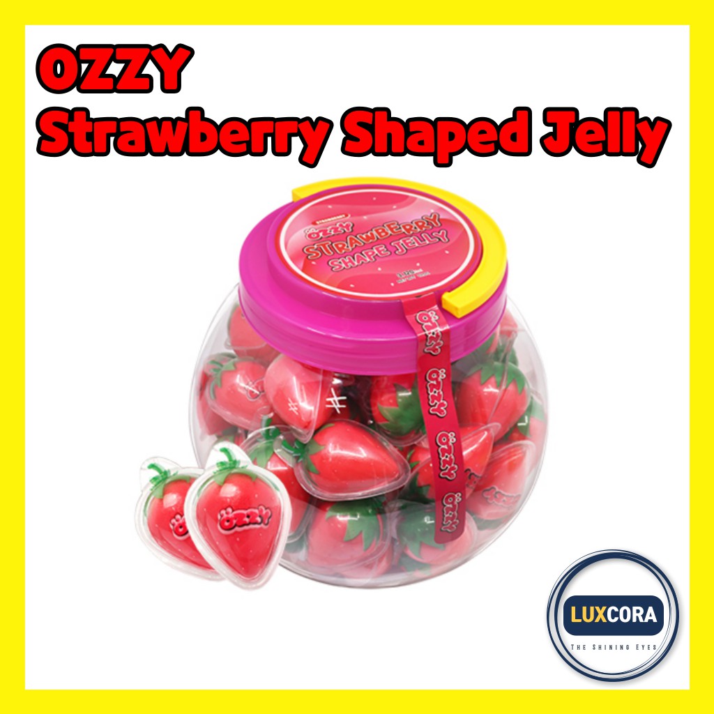 [ASMR] OZZY Strawberry Shaped Jelly (13g x 5pcs) | Shopee Malaysia