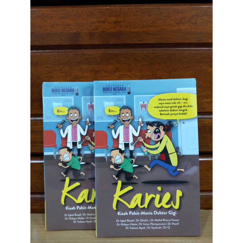 Buku Ilmiah Bacaan Umum Karies Kisah Pahit Manis Dr Gigi Shopee Malaysia
