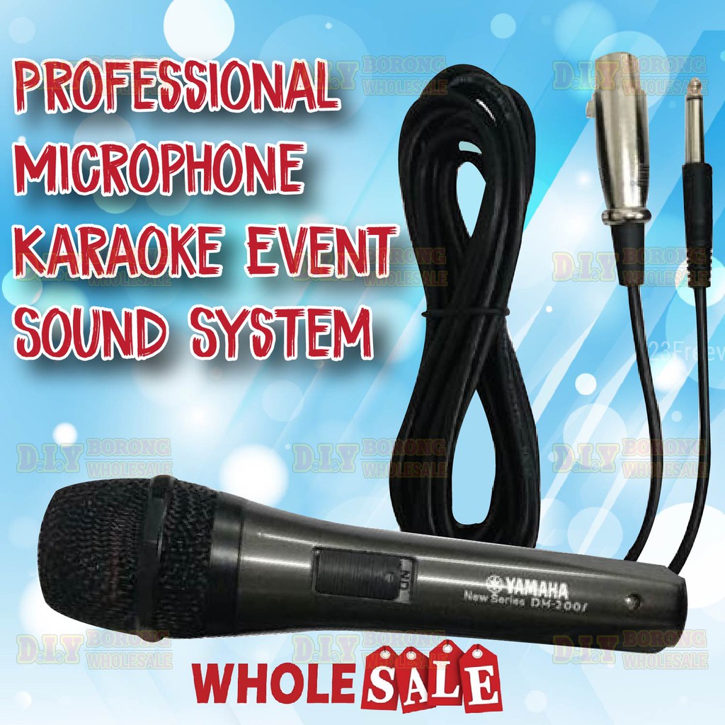 Yamaha Professional Microphone Karaoke Event Sound System/Mikrofon Karaoke Yamaha