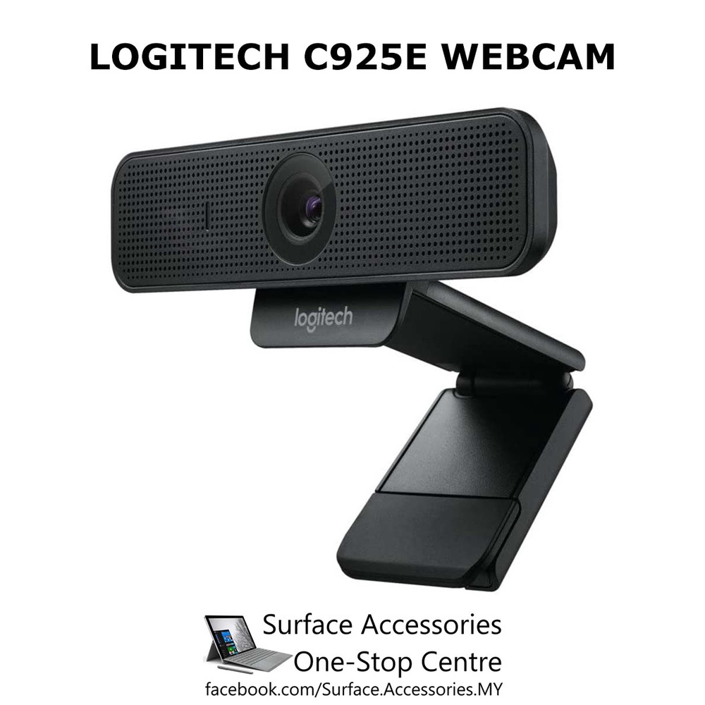 Logitech C925E Business Webcam 1080p H264 Autofocus Video Chat Online Class Zoom Teams Google Meet Cisco Webex Streaming