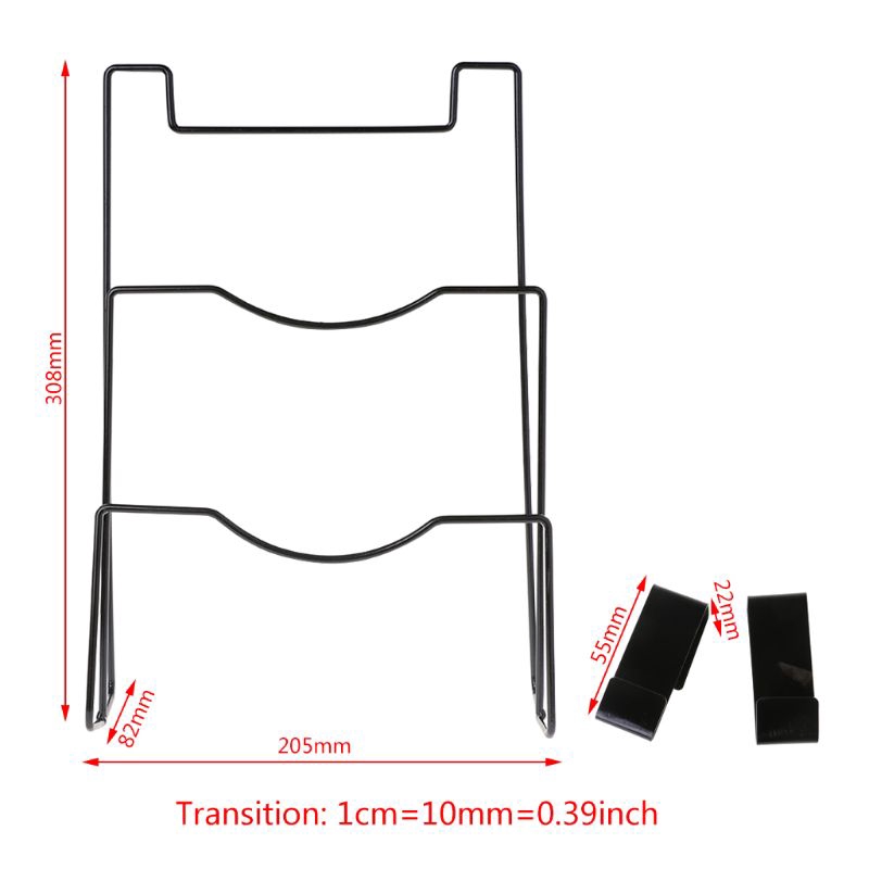 Pot Cover Shelf Cupboard Door Hanging Pan Lid Holder Rack Shopee