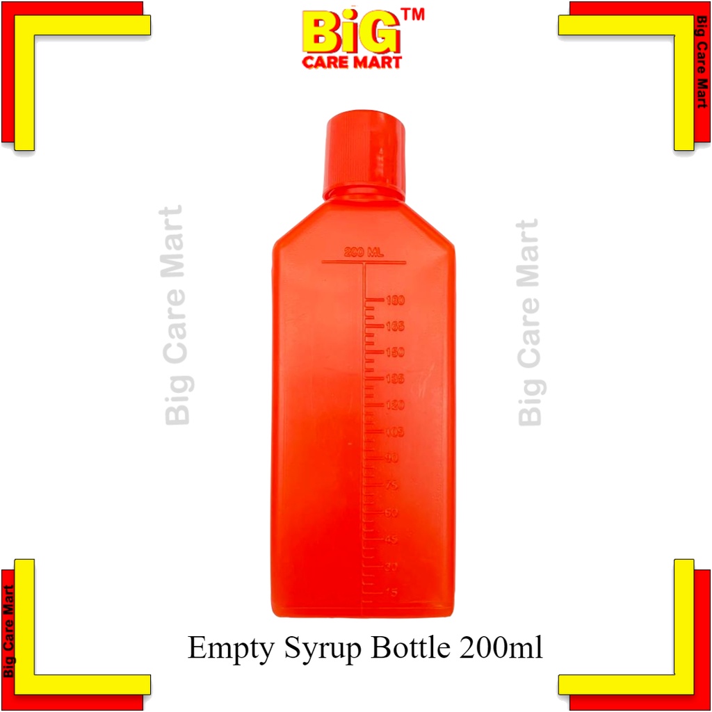 Empty Syrup Bottle 200ml Shopee Malaysia