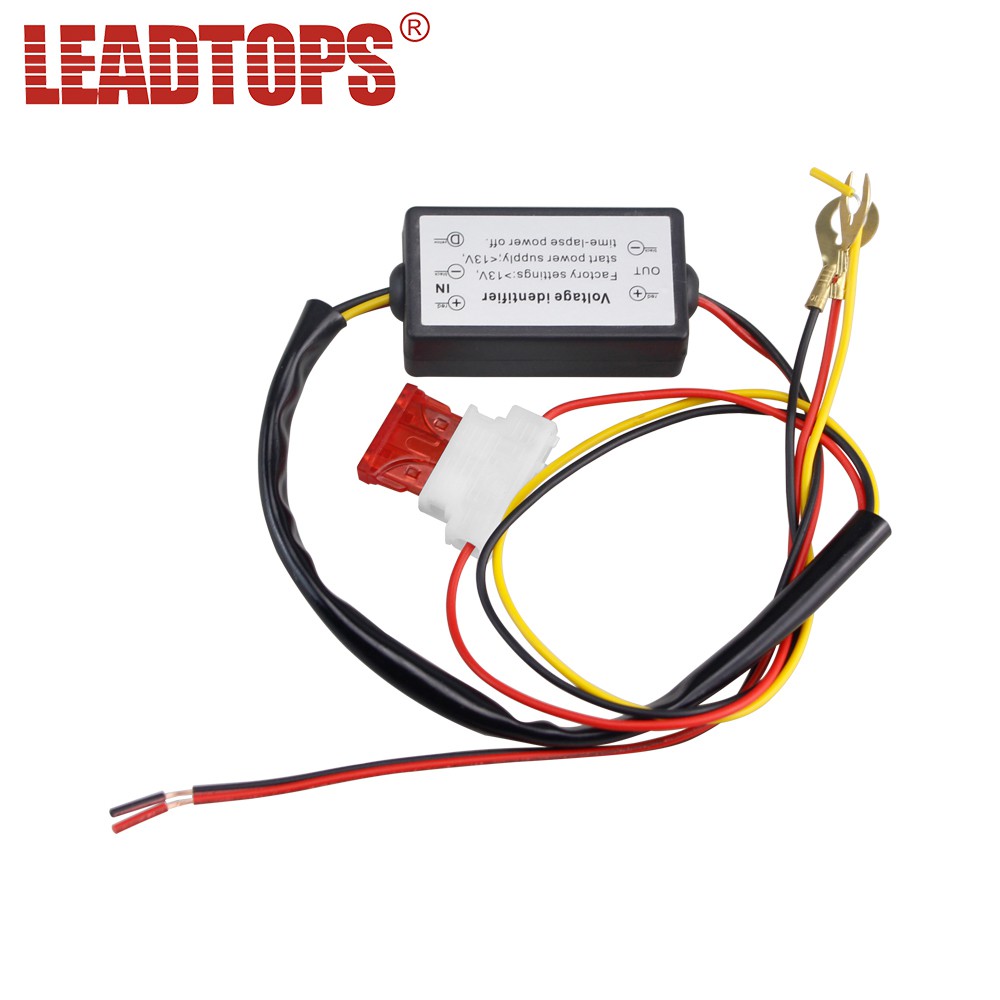 LEADTOPS DRL Controller Car LED Daytime Running Light Relay Harness ...