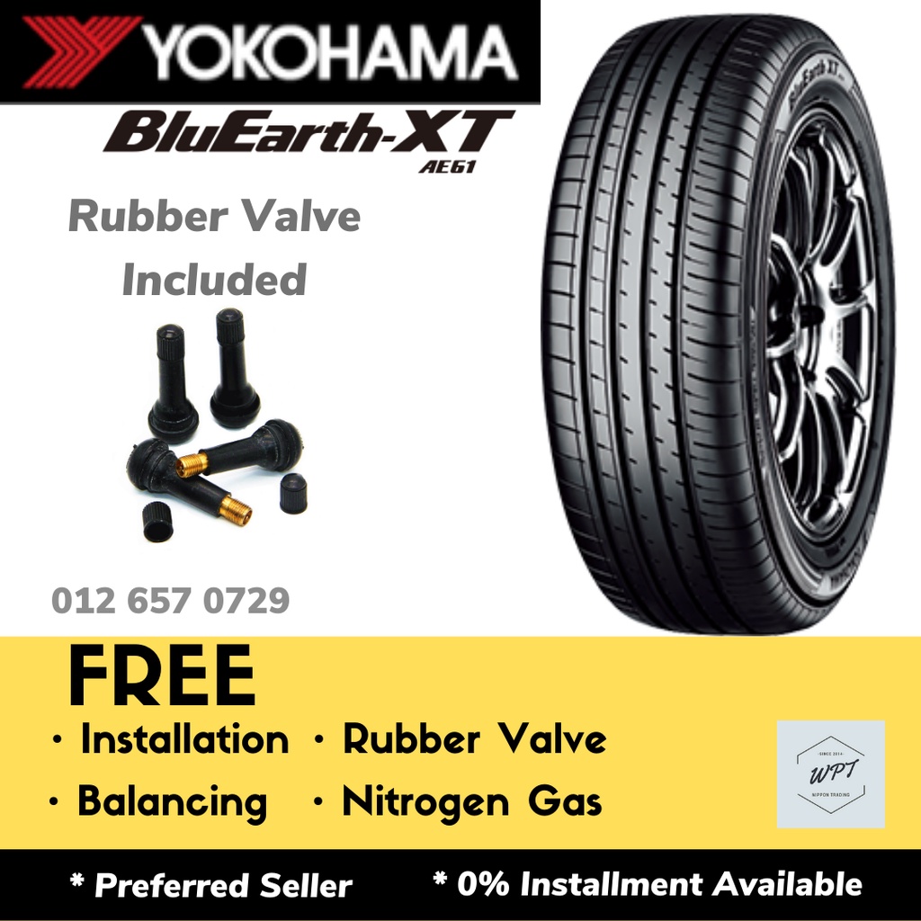 YOKOHAMA BLUEARTH XT AE61 WPTNIPPON Car Tyre Tire Tayar 215/60R17