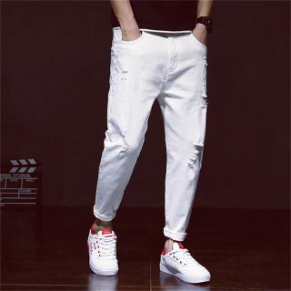 mens white jeans size 38