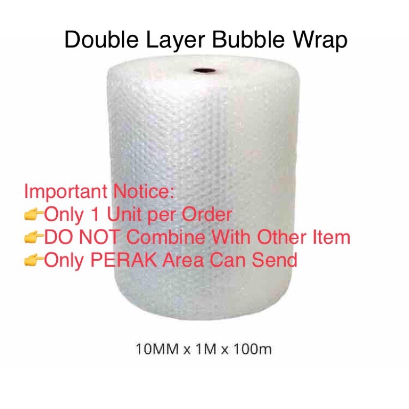 Bubble Wrap DOUBLE LAYER 1m x 100 Shopee Malaysia