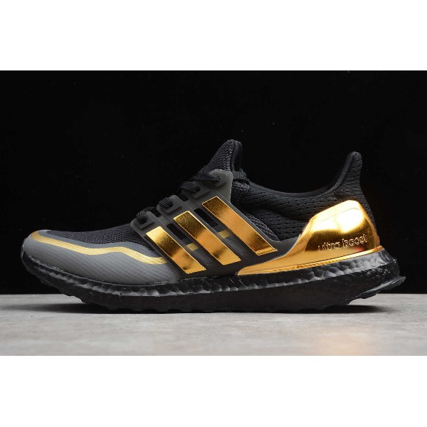 ultra boost black gold