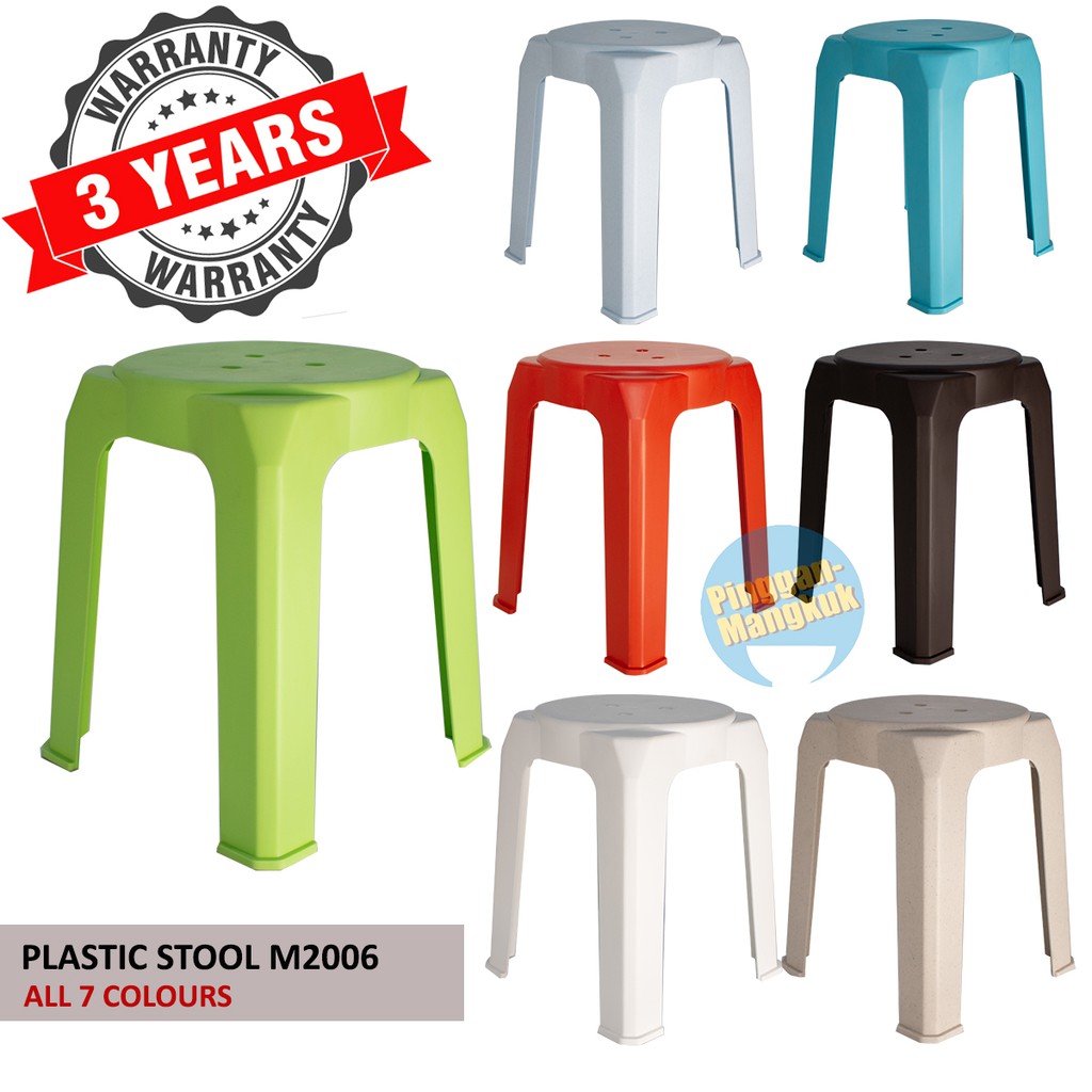 modern desing plastic stool plastic chair outdoor m2006 stool with 3  years warranty