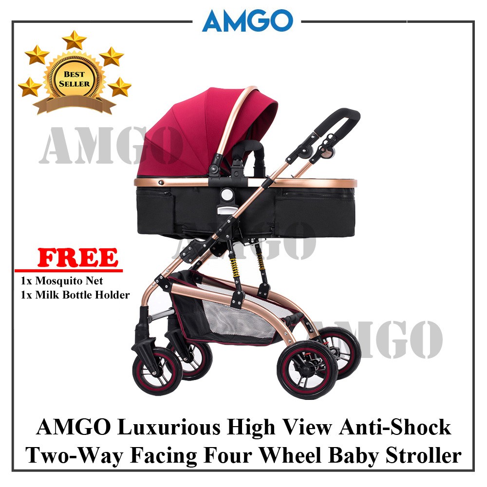 stroller with detachable bassinet