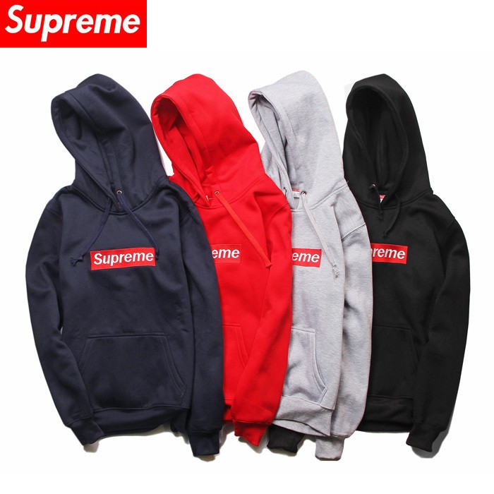 supreme printed hoodie