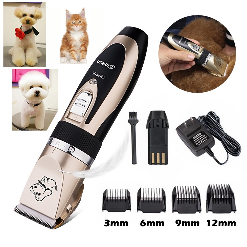 Bestelectric Pet Hair Clipper Comb Set Cat Dog Trimmer Grooming