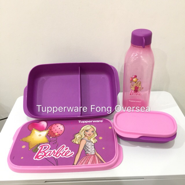 barbie set tupperware